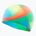 Czepek pływacki dziecięcy TYR Tiedye Silicone Multicolor Jr blue/yellow/green/orange
