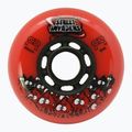 Kółka do rolek FR Skates Street Invaders Wheels 80mm/84A X4 red/black