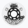 Kółka do rolek FR Skates Street Invaders Wheels 80mm/84A X4 white/black