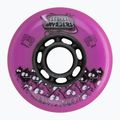 Kółka do rolek FR Skates Street Invaders Wheels 80mm/84A X4 pink/black