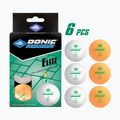 Piłeczki do tenisa stołowego Donic-Schildkröt 1-Star Elite Poly 40+ 6szt. white/orange