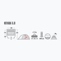 Namiot kempingowy 5-osobowy High Peak Nevada 5 nimbus grey 9