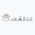 Namiot kempingowy 5-osobowy High Peak Tessin 5 nimbus grey 9