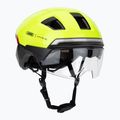 Kask rowerowy z kierunkowskazami ABUS Hyp-e Ace signal yellow