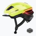 Kask rowerowy z kierunkowskazami ABUS Hyp-E signal yellow 3