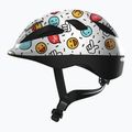 Kask rowerowy dziecięcy ABUS Smooty 2.0 white smiley