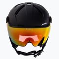 Kask narciarski Alpina Attelas Visor QVM black matte 2