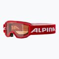 Gogle narciarskie dziecięce Alpina Piney red matt/ orange 6