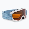 Gogle narciarskie dziecięce Alpina Piney white/ skyblue matt/ orange