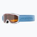 Gogle narciarskie dziecięce Alpina Piney white/ skyblue matt/ orange 6