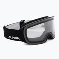 Gogle narciarskie Alpina Nakiska black 2024 matte/clear