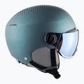 Kask narciarski Alpina Arber Visor Q-Lite petrol/green matt 13