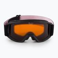 Gogle narciarskie dziecięce Alpina Piney black/ rose matt/ orange 2