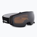 Gogle narciarskie Alpina Double Jack Mag Q-Lite black matt/mirror black 6