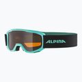 Gogle narciarskie dziecięce Alpina Piney aqua matt/ orange