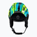 Kask narciarski dziecięcy Alpina Pizi neon blue/green gloss 3