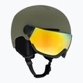 Kask narciarski Alpina Arber Visor Q-Lite olive matt