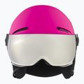 Kask narciarski dziecięcy Alpina Zupo Visor Q-Lite pink matt 2