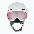 Kask narciarski Alpina Oro QV Mips white matt/water pink 2