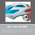 Kask rowerowy dziecięcy Alpina Carapax smoke grey/blue matt 9
