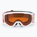 Gogle narciarskie dziecięce Alpina Piney white/ flower matt/ orange 2