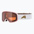 Gogle narciarskie Alpina Ladis Q white/ gold matt/ gold 5