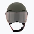 Kask narciarski dziecięcy Alpina Zupo Visor Q-Lite olive/ red matt 2