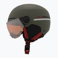 Kask narciarski dziecięcy Alpina Zupo Visor Q-Lite olive/ red matt 3