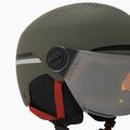Kask narciarski dziecięcy Alpina Zupo Visor Q-Lite olive/ red matt 7