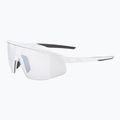 Okulary przeciwsłoneczne Alpina Turbo Pro V white matt/ clear to grey flash pink 6