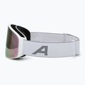 Gogle narciarskie dziecięce Alpina Fernie Q-Lite white matt/rose 4