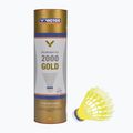Lotki do badmintona VICTOR Nylonshuttle 2000 Slow 6 szt. yellow
