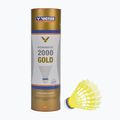 Lotki do badmintona VICTOR Nylonshuttle 2000 Fast 6 szt. yellow