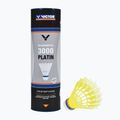 Lotki do badmintona VICTOR Nylonshuttle 3000 Medium 6 szt. yellow