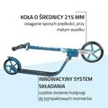 Hulajnoga miejska Hudora Bigwheel 215 niebieska 14126 10