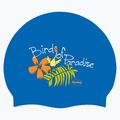 Czepek pływacki dziecięcy Fashy 30402 Printed blue 2