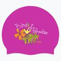 Czepek pływacki dziecięcy Fashy 30402 Printed fuchsia 2