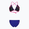 Strój kąpielowy dwuczęściowy damski aquaFeel Sun Bikini blue pink flames 2