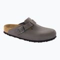 Klapki BIRKENSTOCK Boston Soft Footbed Oiled Leather Regular iron