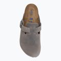 Klapki BIRKENSTOCK Boston Soft Footbed Oiled Leather Narrow iron 5