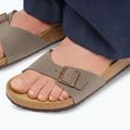 Klapki damskie BIRKENSTOCK Madrid Birkibuc Regular stone 10