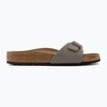 Klapki damskie BIRKENSTOCK Madrid Birkibuc Regular stone 2