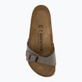 Klapki damskie BIRKENSTOCK Madrid Birkibuc Regular stone 4