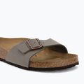 Klapki damskie BIRKENSTOCK Madrid Birkibuc Regular stone 7