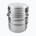 Zestaw naczyń turystycznych Tatonka Handle Mug 500 ml steel