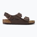 Sandały BIRKENSTOCK Milano BF Regular dark brown 2