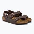 Sandały BIRKENSTOCK Milano BF Regular dark brown 4