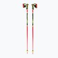 Kije narciarskie LEKI WCR SL 3D bright red/black/neon yellow