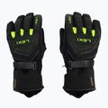 Rękawice narciarskie dziecięce LEKI Race Coach C-Tech S Junior black/ice lemon 3