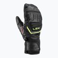 Rękawice narciarskie dziecięce LEKI WCR Team 3D Junior Mitt black/ ice lemon 8